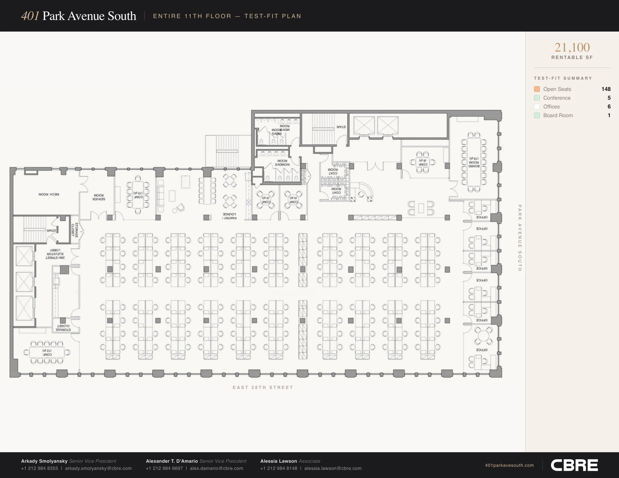 11th Floor Plan